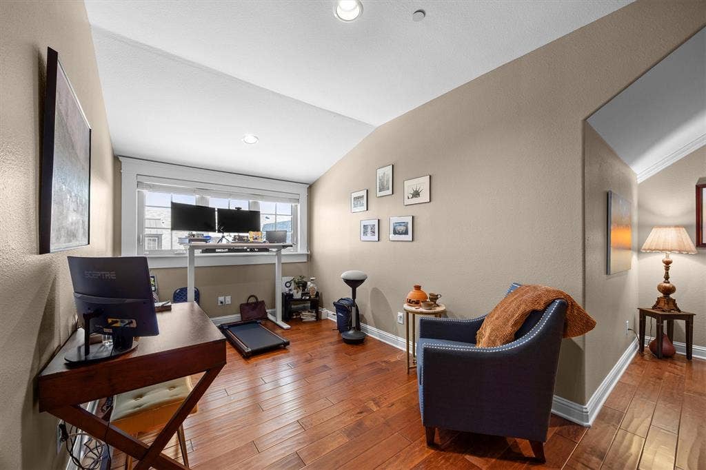 This area is the perfect place for a home office.