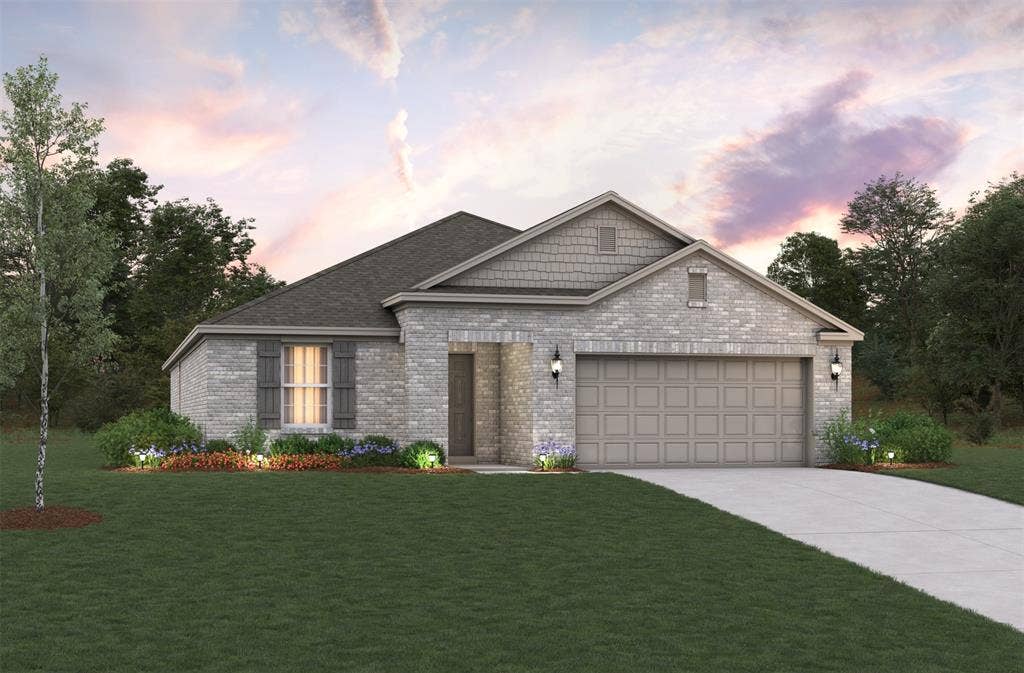 2209 Bayou Glen Drive, Denton, TX 76207 Beazer Homes Stark Farms Teton Floorplan.