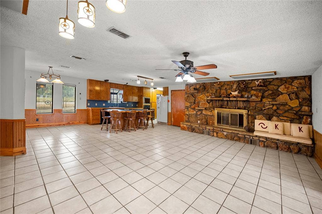 Open Kitchen Living Room Concept