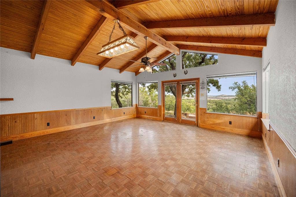 Entertainment Room facing gorgeous Northwestern view off of the mountain.