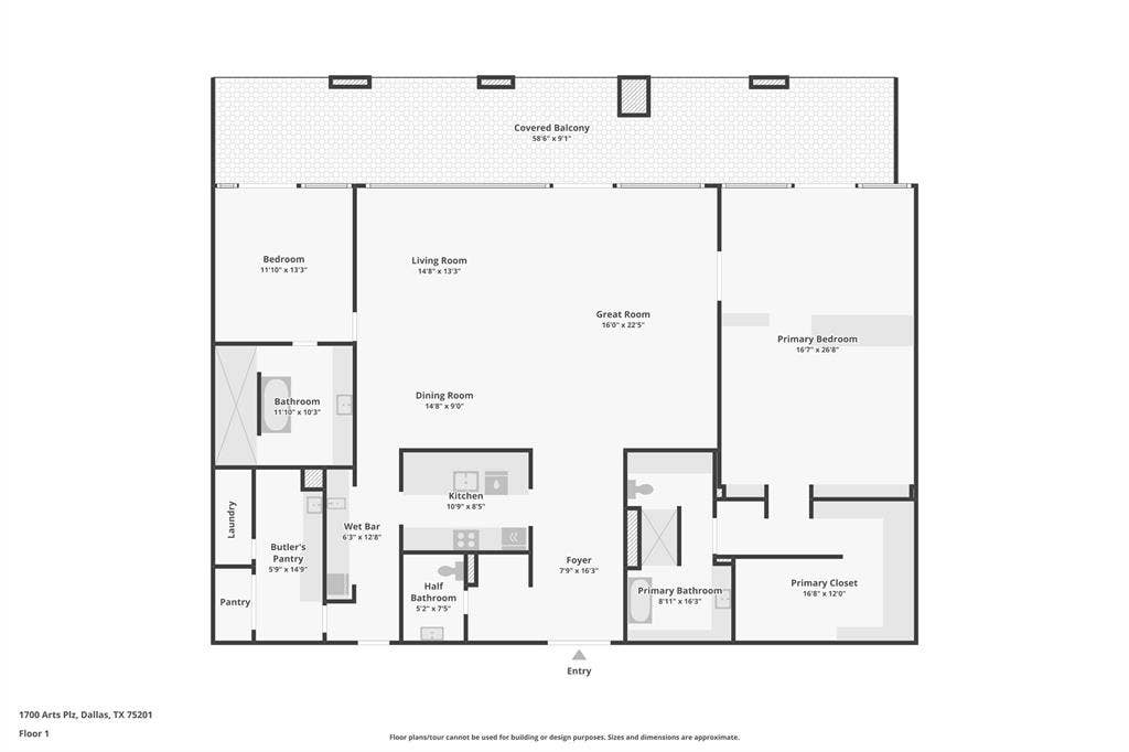 1717 Arts Plaza, #2303, Dallas, TX 75201