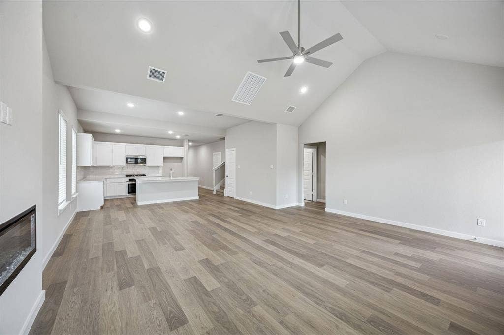 1341 Companero Street, Haslet, TX 76052 Open First Floor in the Stanley II home plan – REPRESENTATIVE PHOTO