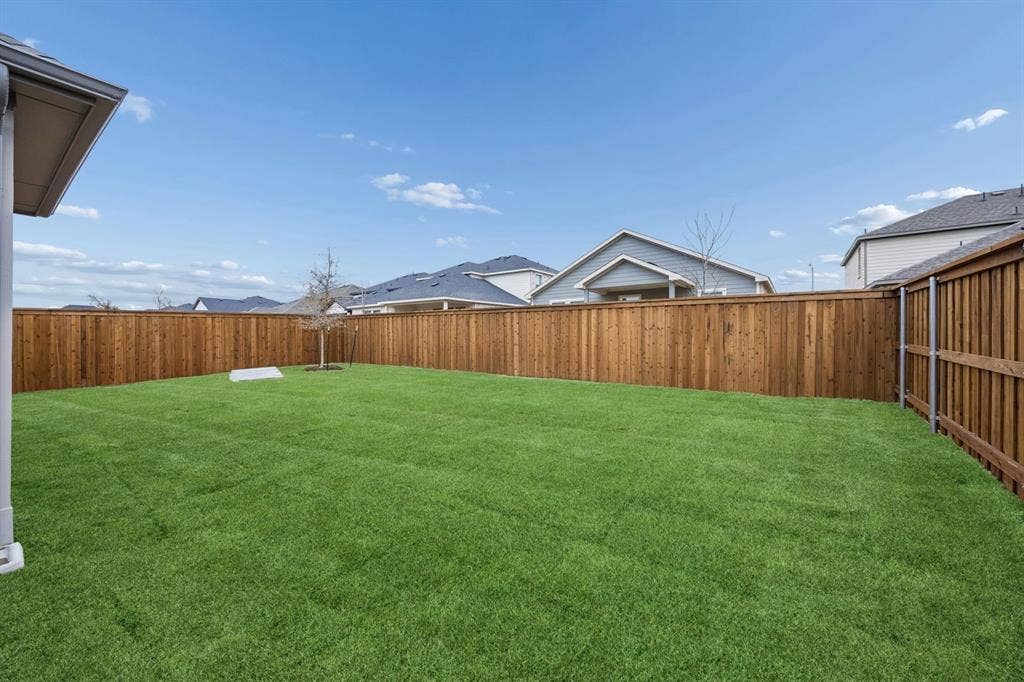 1341 Companero Street, Haslet, TX 76052 Covered Patio in the Stanley II home plan – REPRESENTATIVE PHOTO