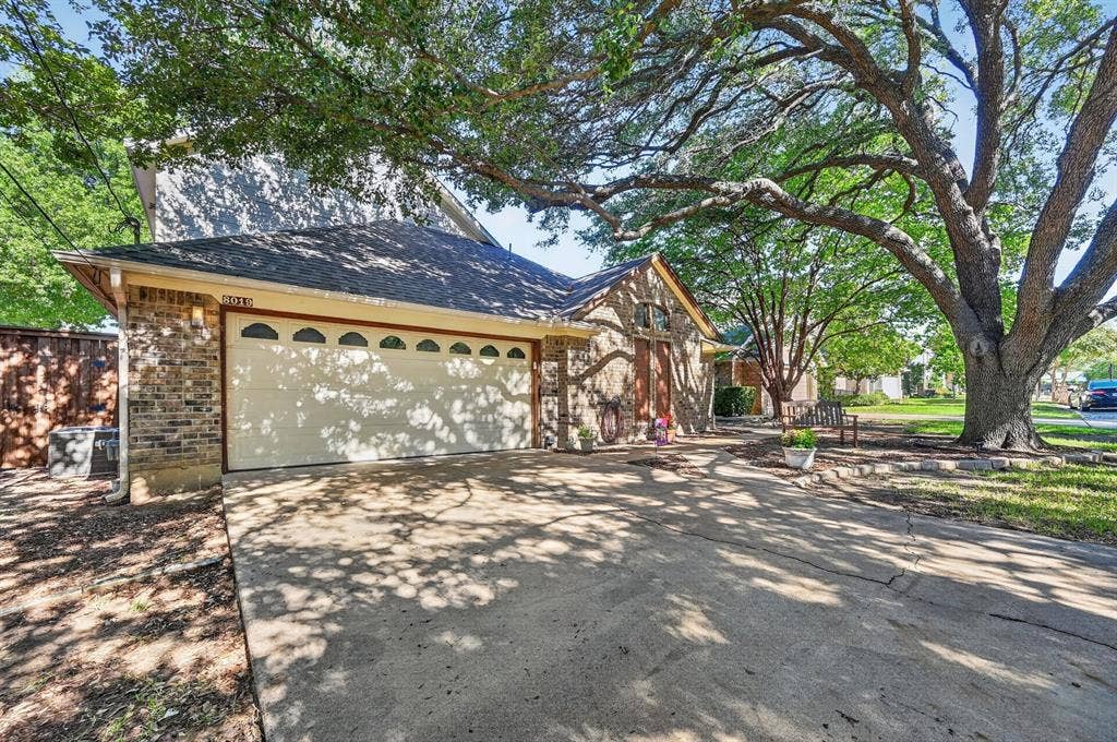 This one has mature trees that allow for extra shade to keep things cooler even when its hot.