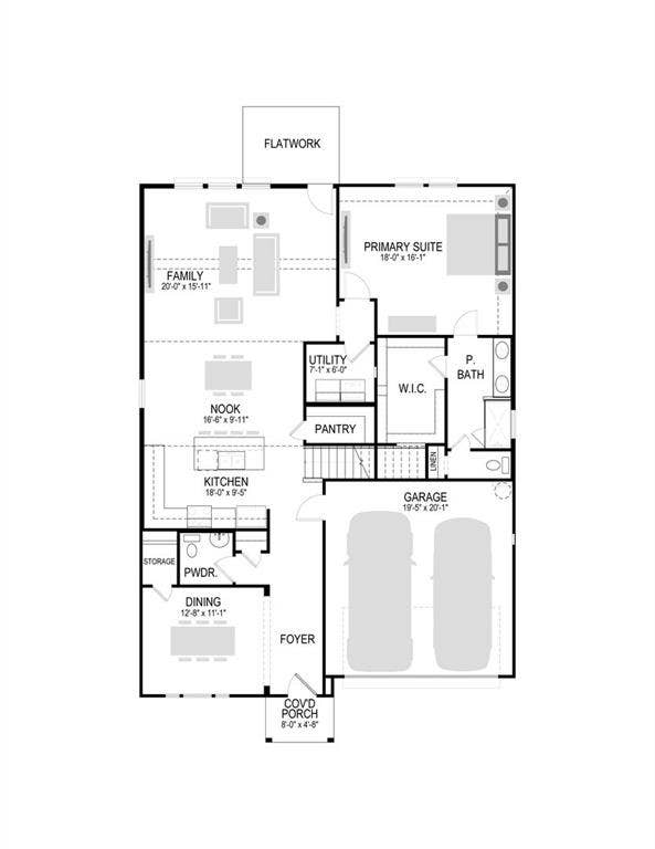 1321 Companero Street, Haslet, TX 76052 First Floor