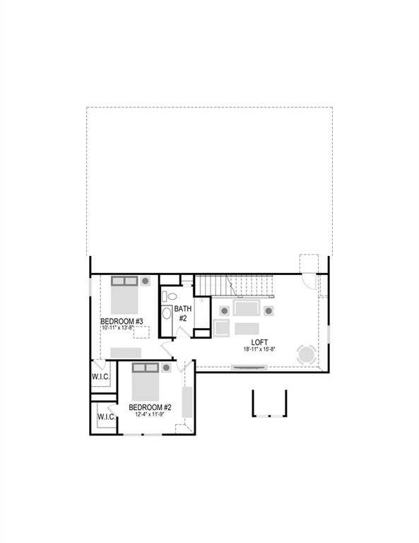 1321 Companero Street, Haslet, TX 76052 Second Floor