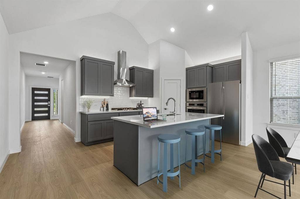 1309 Rosaderos Road, Haslet, TX 76052 Kitchen in the Claret home plan – REPRESENTATIVE PHOTO