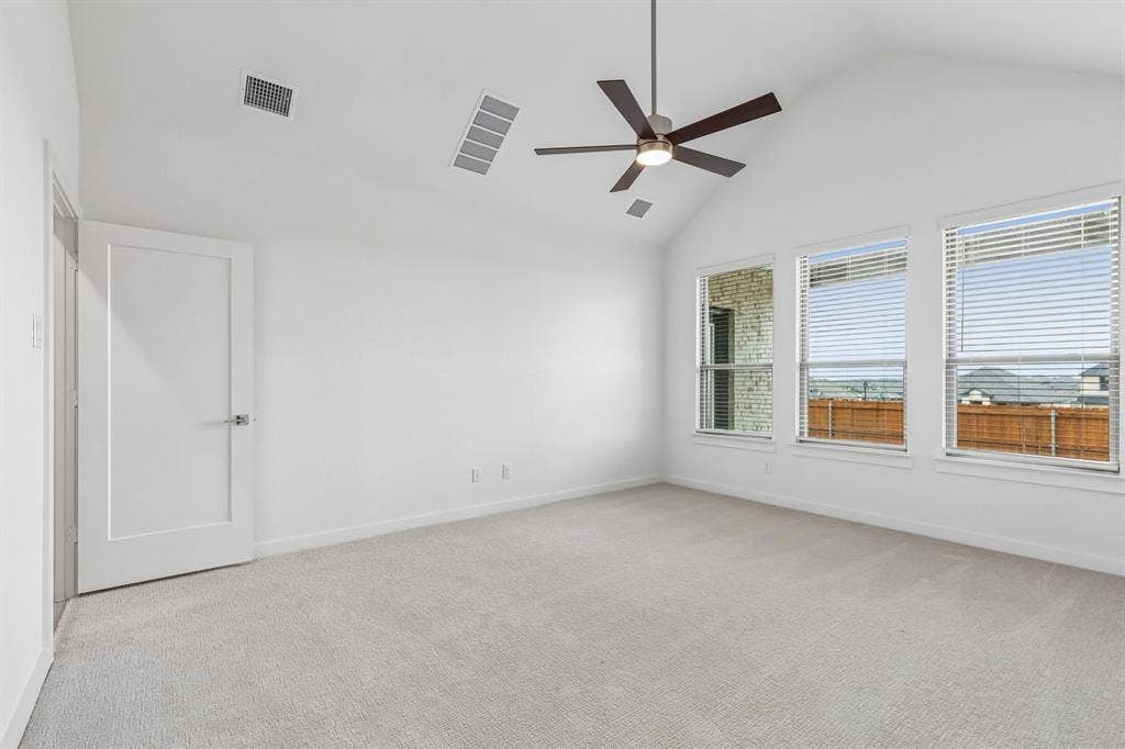 1309 Rosaderos Road, Haslet, TX 76052 Primary Suite in the Claret home plan – REPRESENTATIVE PHOTO