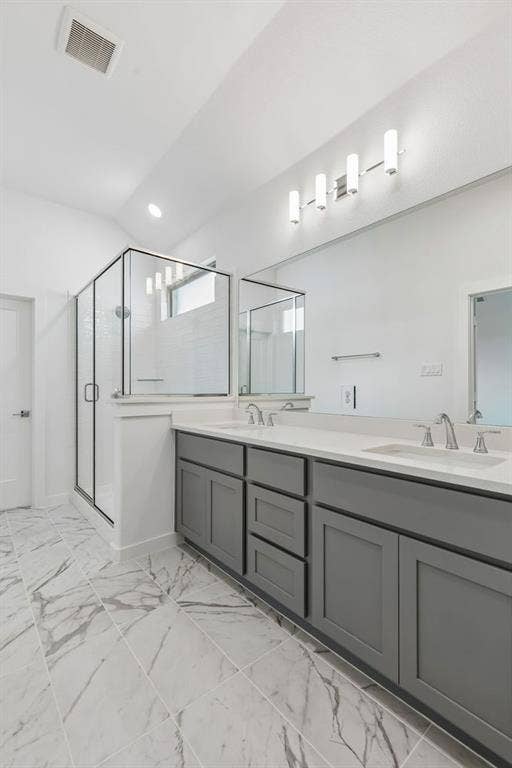 1309 Rosaderos Road, Haslet, TX 76052 Primary Bathroom in the Claret home plan – REPRESENTATIVE PHOTO