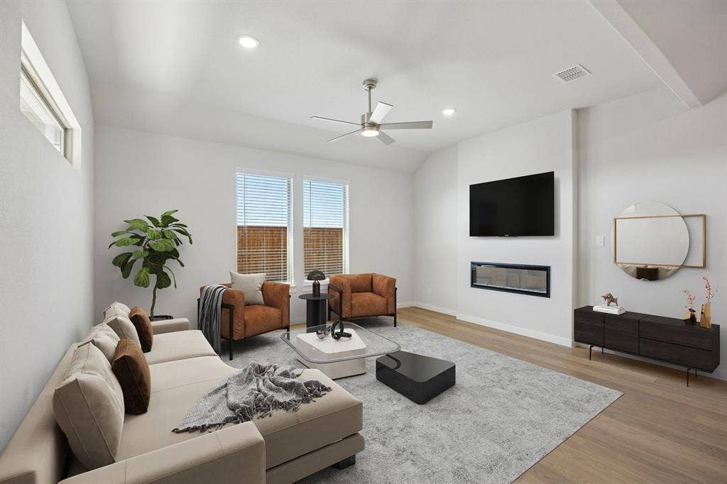 Living Room in the Wimbledon home plan – REPRESENTATIVE PHOTO