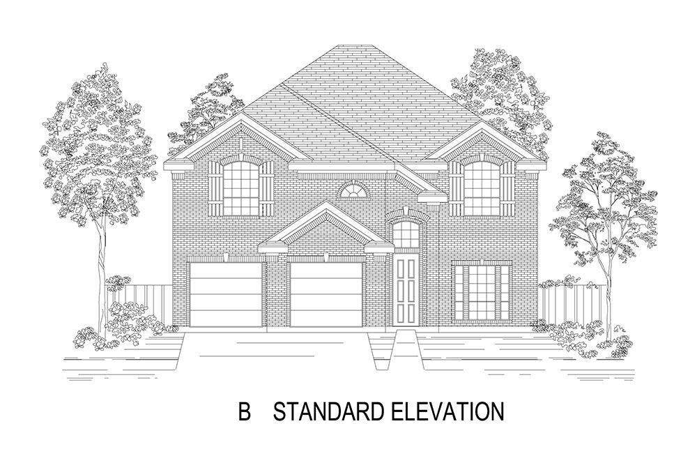 476 Burtin Drive, Haslet, TX 76052 Elevation B