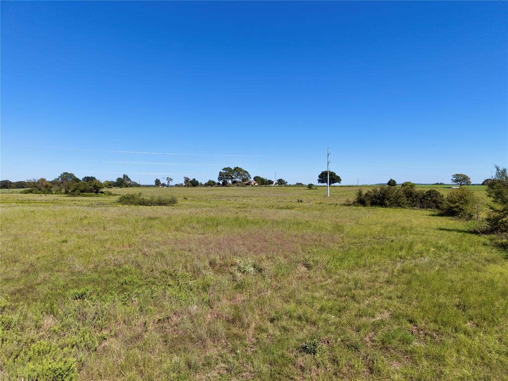 0 Goodell Lane, Eustace, TX 75124 Ground-level view of the open acreage and surrounding rural setting.