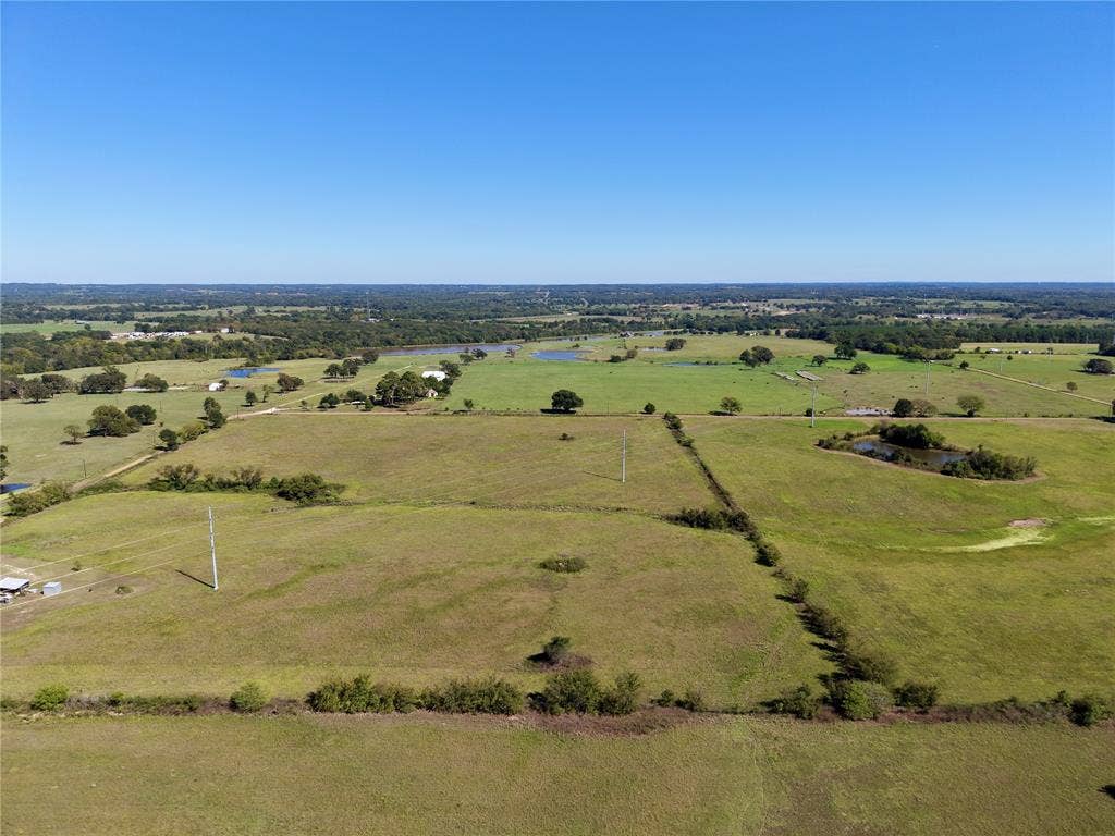 0 Goodell Lane, Eustace, TX 75124 Unoutlined aerial of the tract and surrounding pasture; neighboring land is not included.