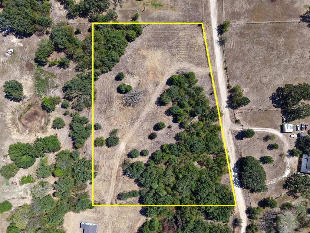 0 Allen Ranch Road, #Lots 68 & 69, Eustace, TX 75124 Aerial - Parcel Layout - Approximate Outline. Boundaries shown are approximate.
