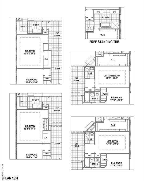2313 Junction Drive, Celina, TX 75009 Floor plan options