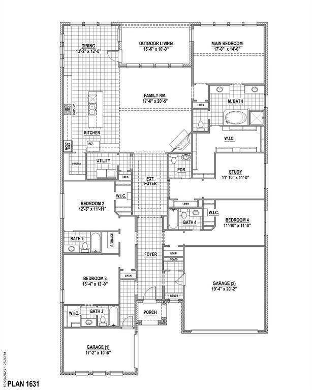 2313 Junction Drive, Celina, TX 75009 Floor plan
