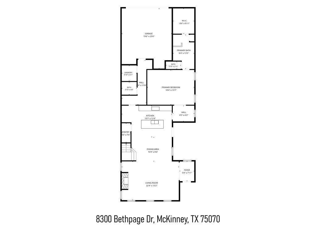 8300 Bethpage Drive, McKinney, TX 75070 Floor plan