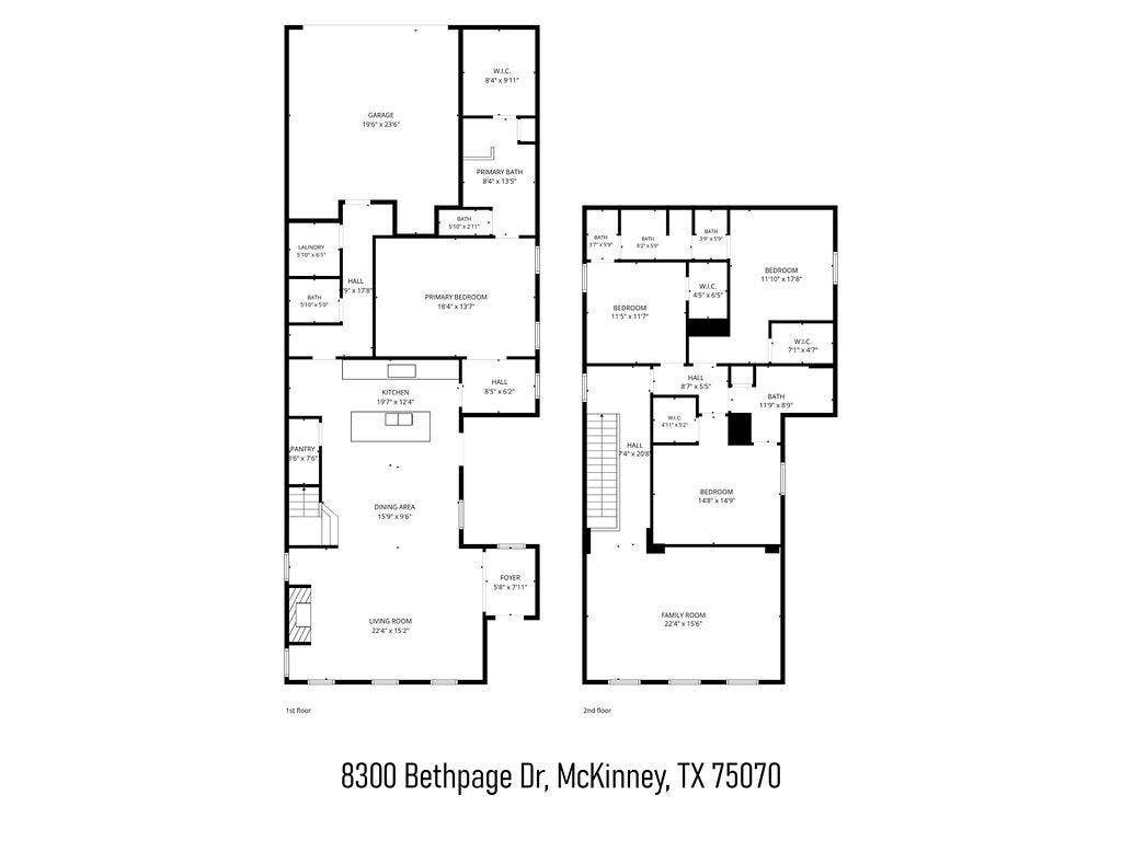 8300 Bethpage Drive, McKinney, TX 75070 Floor plan