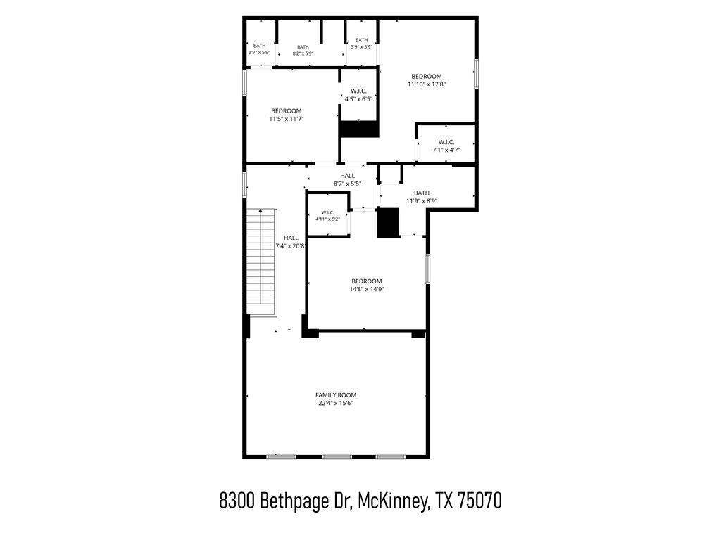 8300 Bethpage Drive, McKinney, TX 75070 Floor plan