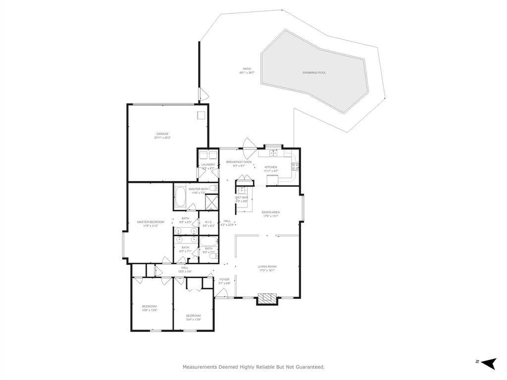 Floor plan  (all measurements are estimates and should be verified by buyer)