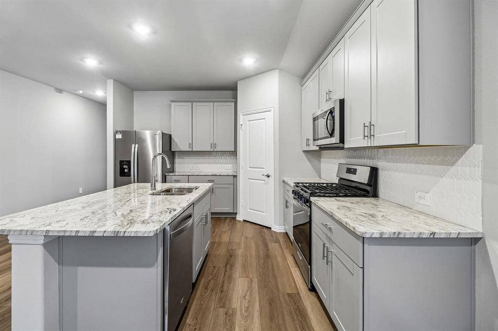Photo is not of the actual home, but is an inspirational photo of builder’s model home and may depict options, furnishings, and/or decorator features that are not included.