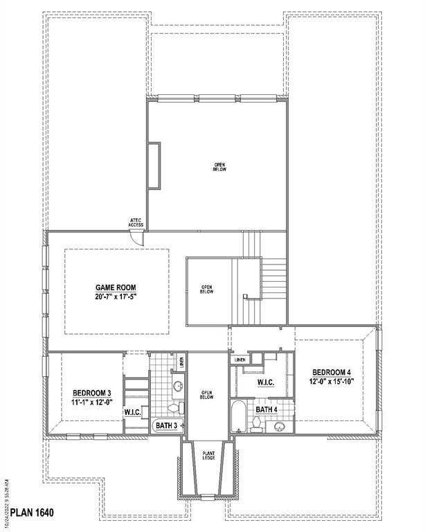 2420 Junction Drive, Celina, TX 75009 2nd level floor plan