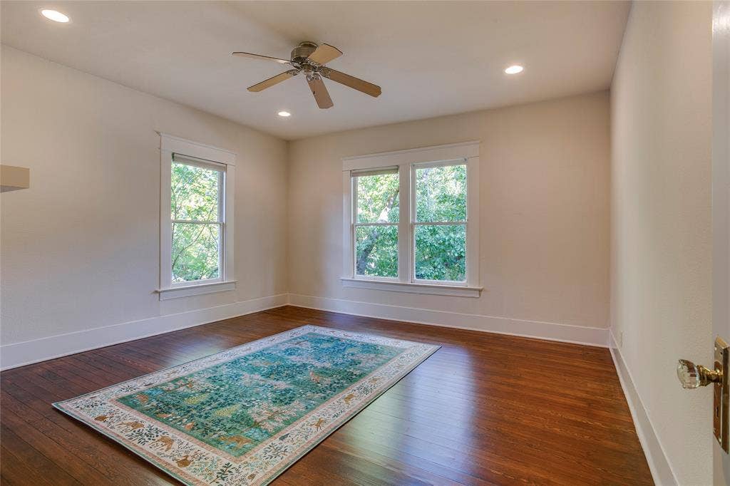 Northeast corner upstairs bedroom