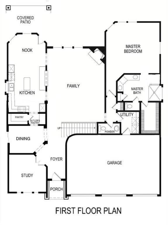 326 Equine Lane, Celina, TX 75009 First Floor Plan