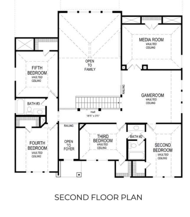 326 Equine Lane, Celina, TX 75009 Second Floor Plan