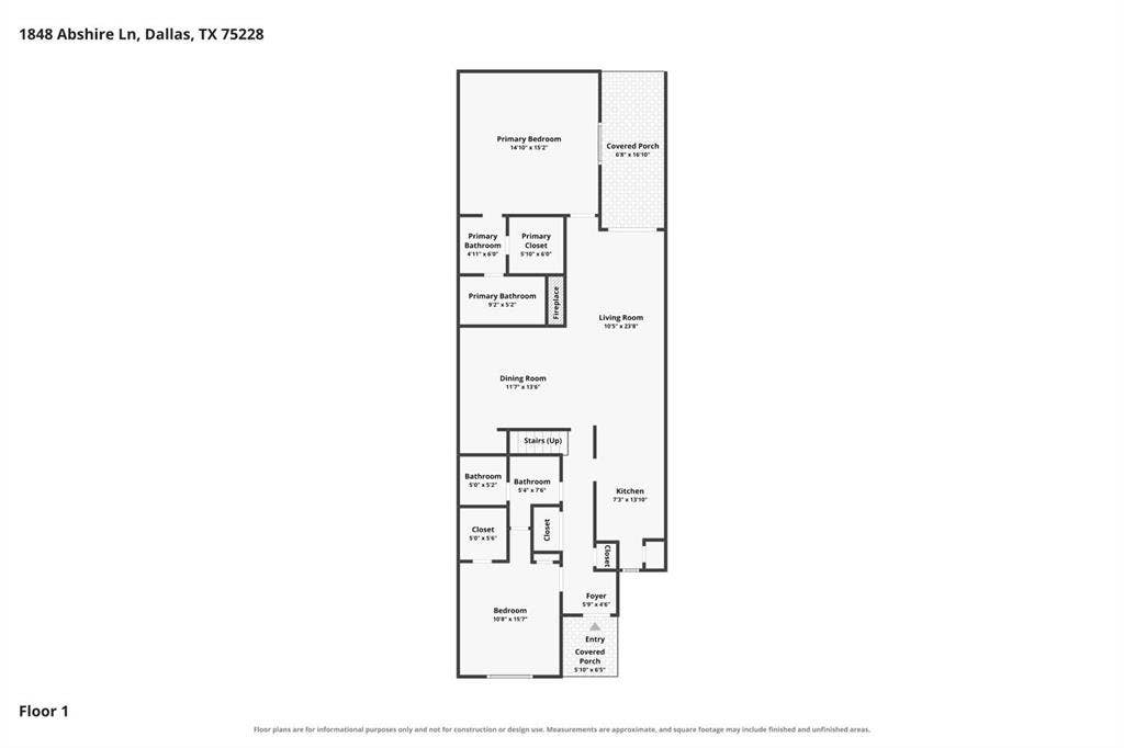 1848 Abshire Lane, Dallas, TX 75228 1848 Abshire Lane, Dallas, TX 75228