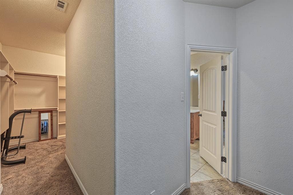 Wrap around closet in primary