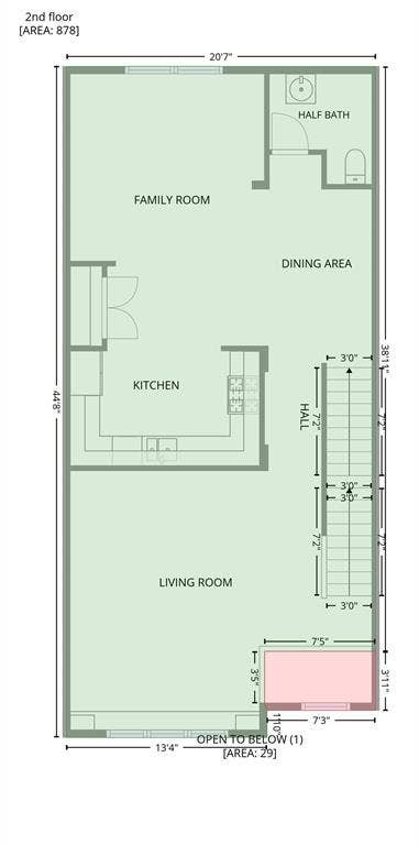 4312 Mckinney Avenue, #4, Dallas, TX 75205 Floor plan