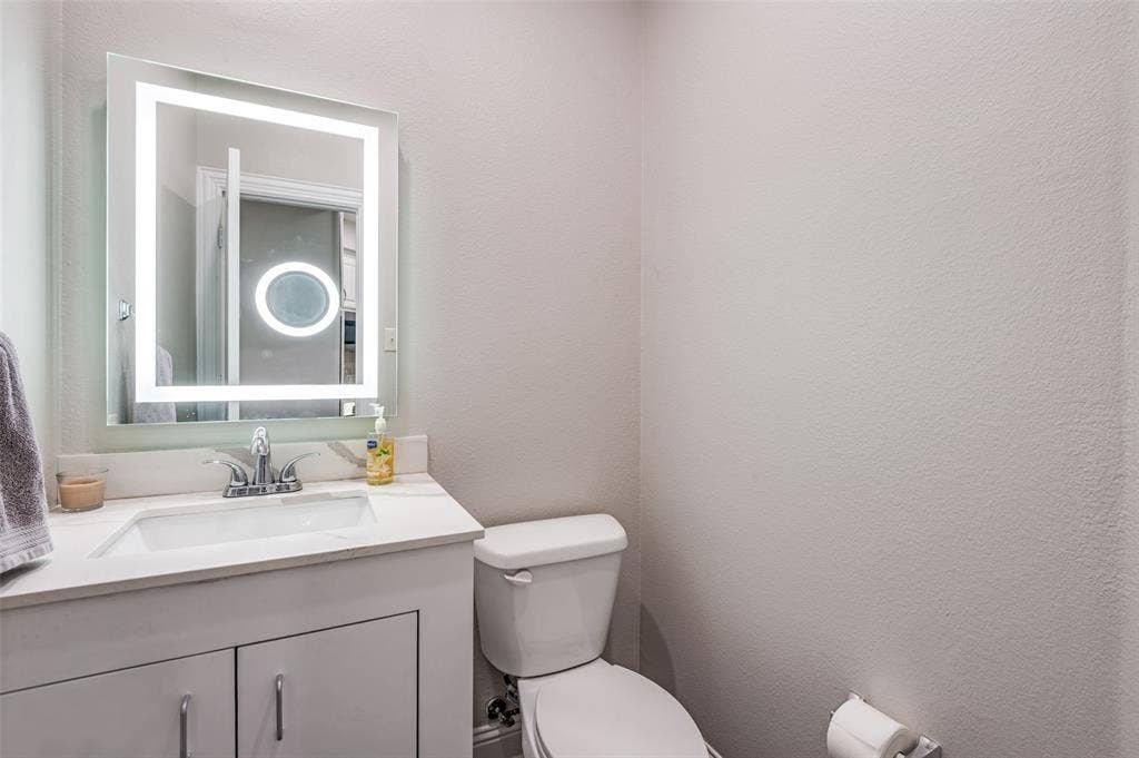 5707 Headquarters Drive, Plano, TX 75024 First Floor Bathroom Half Bath for Guests