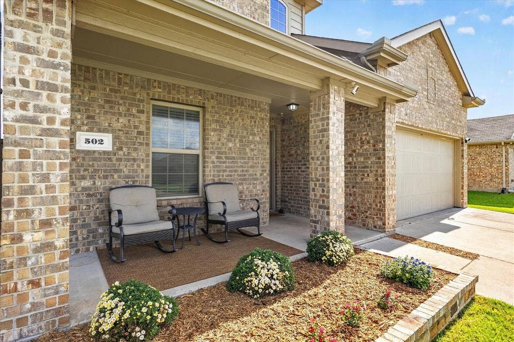 502 Azalea Drive, Josephine, TX 75173 Covered Front Porch
