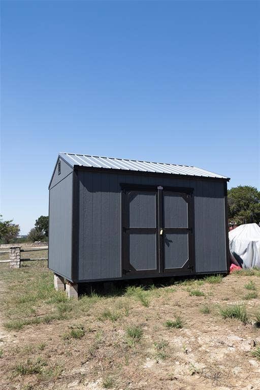 Storage Building stays with the house.