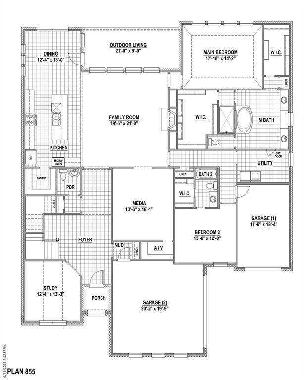 1st level floor plan