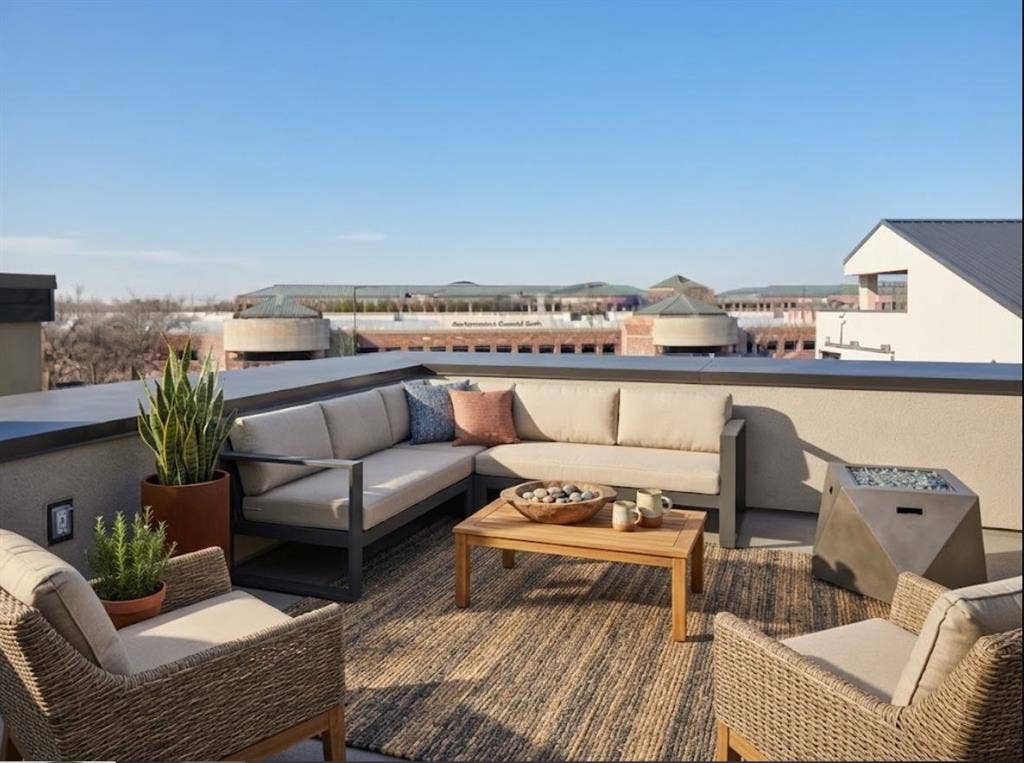 7706 Element Avenue, Plano, TX 75024 3rd Floor Deck, Digitally Staged