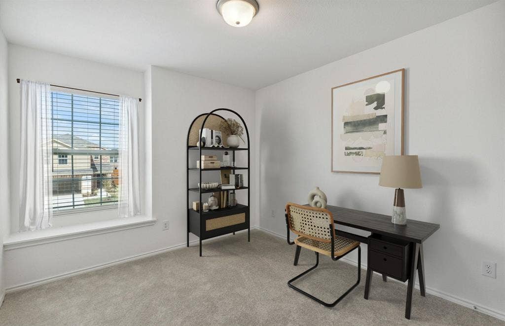 2448 Arbutus Drive, Forney, TX 75126 *Model Representation - Spacious secondary bedroom with large windows