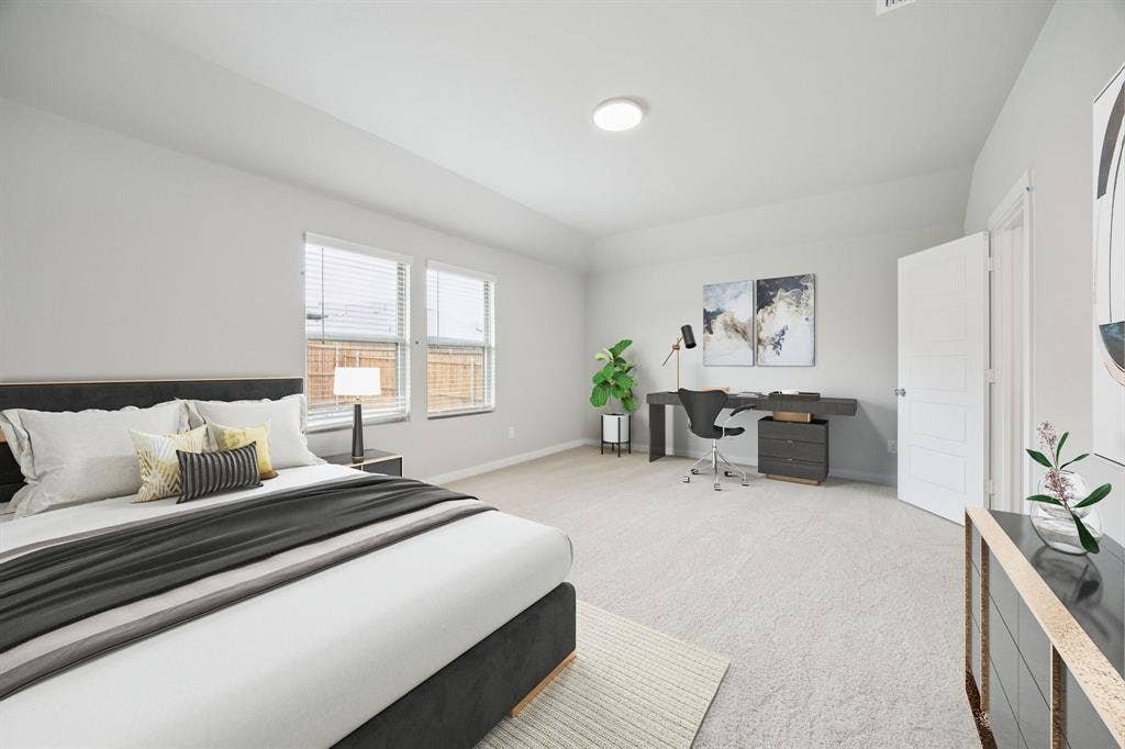 1121 Sundog Drive, Princeton, TX 75407 Primary Suite in the Hayden home plan – REPRESENTATIVE PHOTO