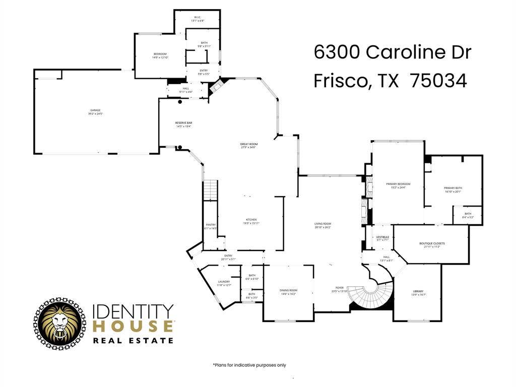 6300 Caroline Drive, Frisco, TX 75034 Floor plan