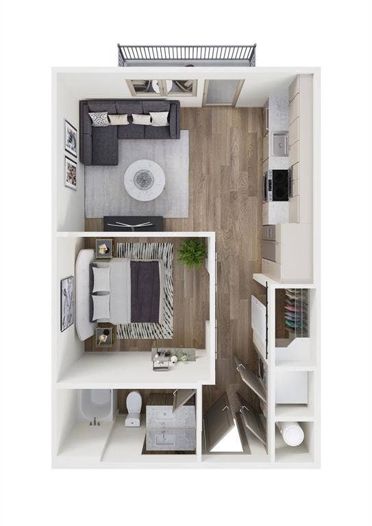 1506 N Prairie Avenue, #222, Dallas, TX 75204 8 Weeks Free on 15 Month Leases