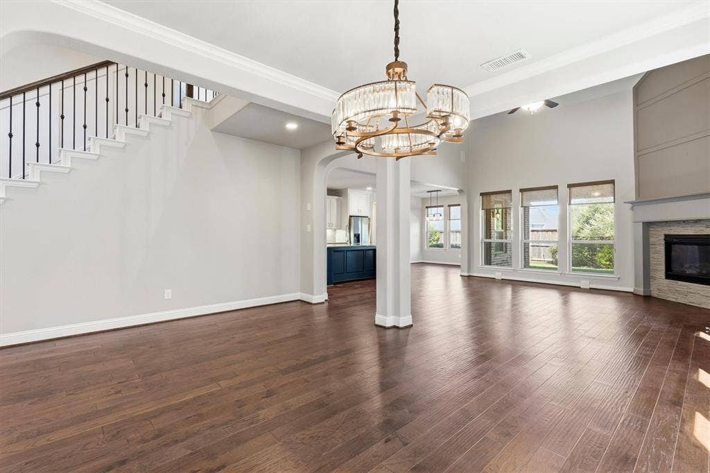 1839 Legendary Reef Way, St. Paul, TX 75098 The view as you enter in the front door.