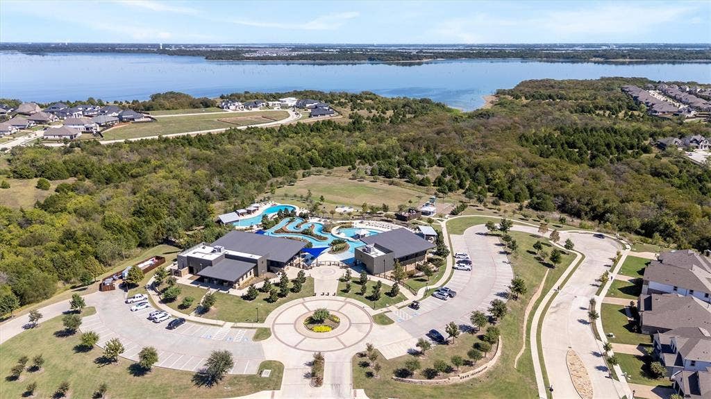 1839 Legendary Reef Way, St. Paul, TX 75098 Award winning amenity center with view of Lake Lavon