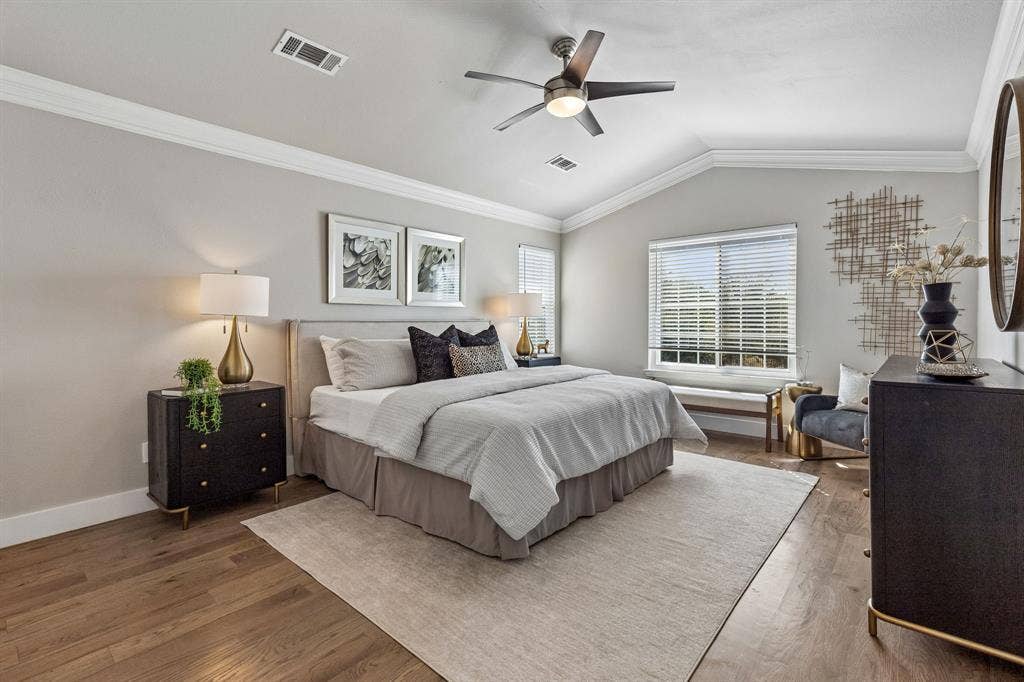 706 S Jupiter Road, #307, Allen, TX 75002 Spacious primary bedroom with custom closet