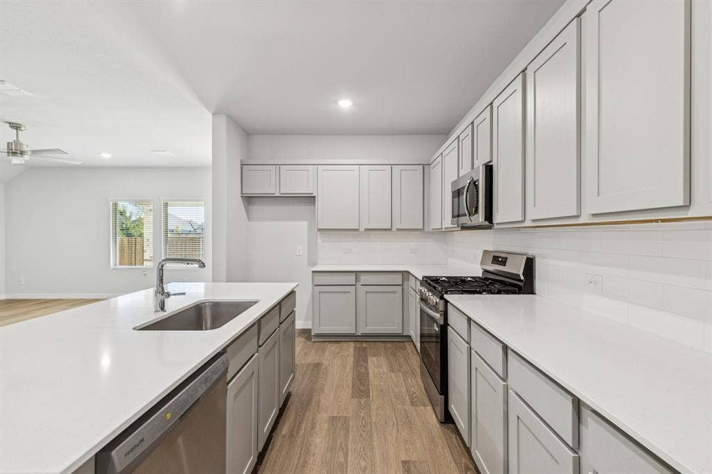 Kitchen in the Oscar home plan – REPRESENTATIVE PHOTO