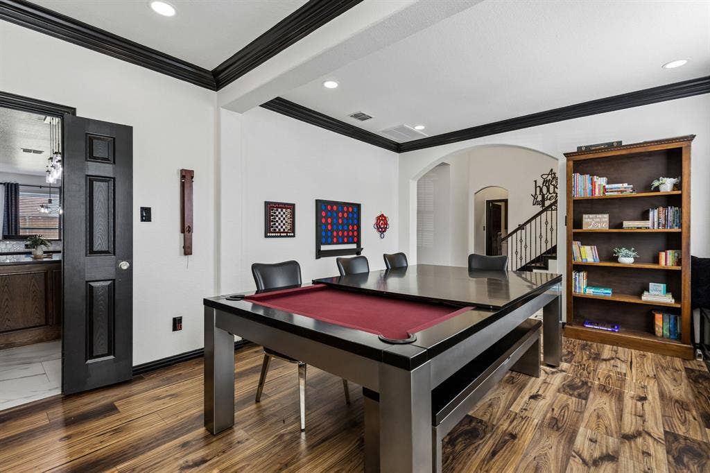 Entertainment Space with Room to Spare – The tandem formals offer an expansive layout that easily accommodates a variety of uses, from game nights and recreation to separate living and dining areas. Direct kitchen access adds convenience when entertaining.