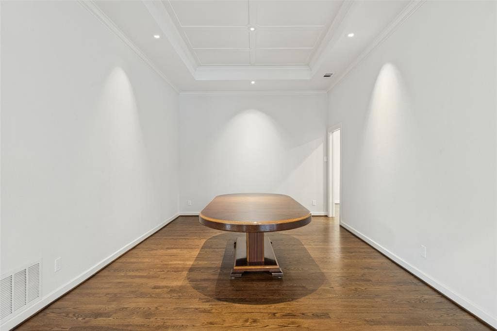 Off Family Room with entrance to kitchen