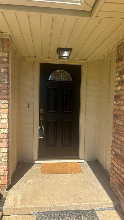 Exterior entry to home.