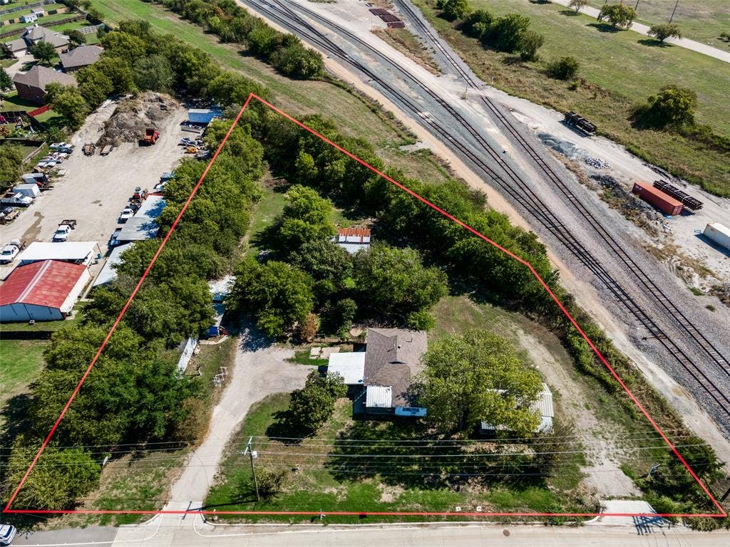 702 Lynda Lane, Wylie, TX 75098 lot lines approximate