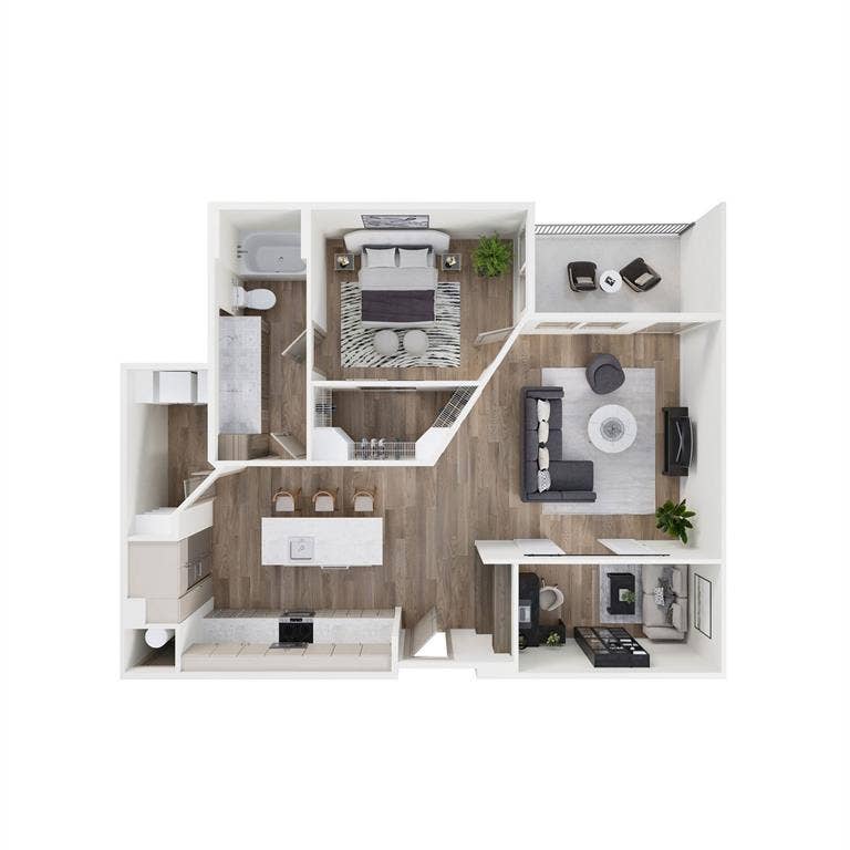 1506 N Prairie Avenue, #208, Dallas, TX 75204 8 Weeks Free on 15 Month Leases